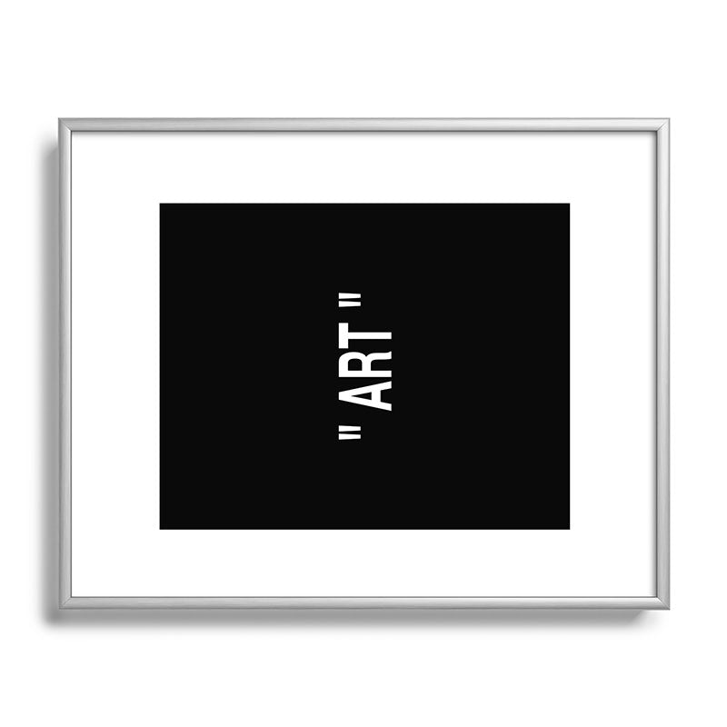 " Art " (Negative) Framed Art Print