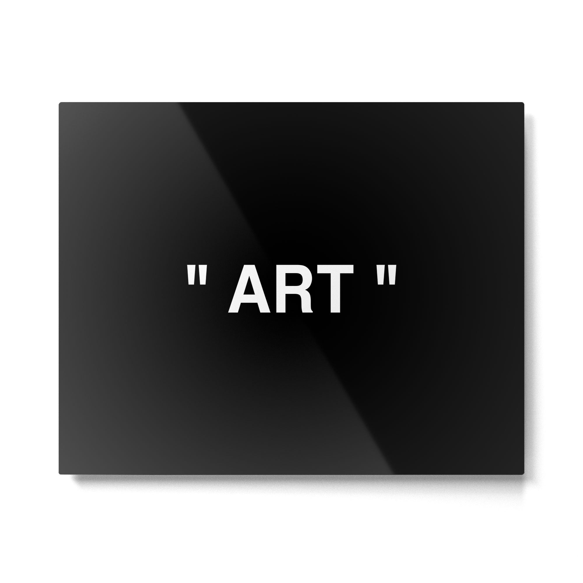" Art " (Negative) Metal Print