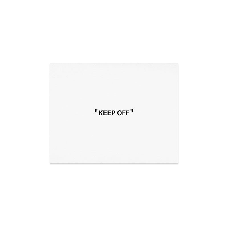 "KEEP OFF" Art Print