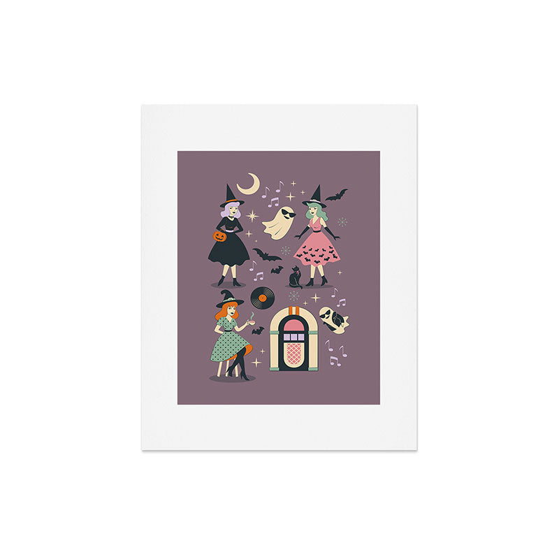 50s Witch Vibes Art Print