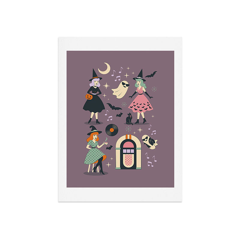 50s Witch Vibes Art Print