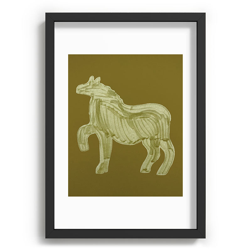 A Horse Says Hello Framed Art Print