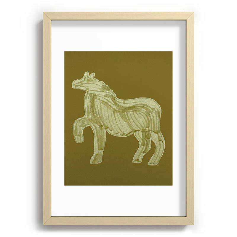 A Horse Says Hello Framed Art Print