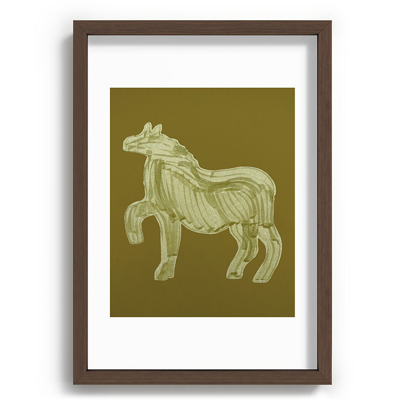 A Horse Says Hello Framed Art Print