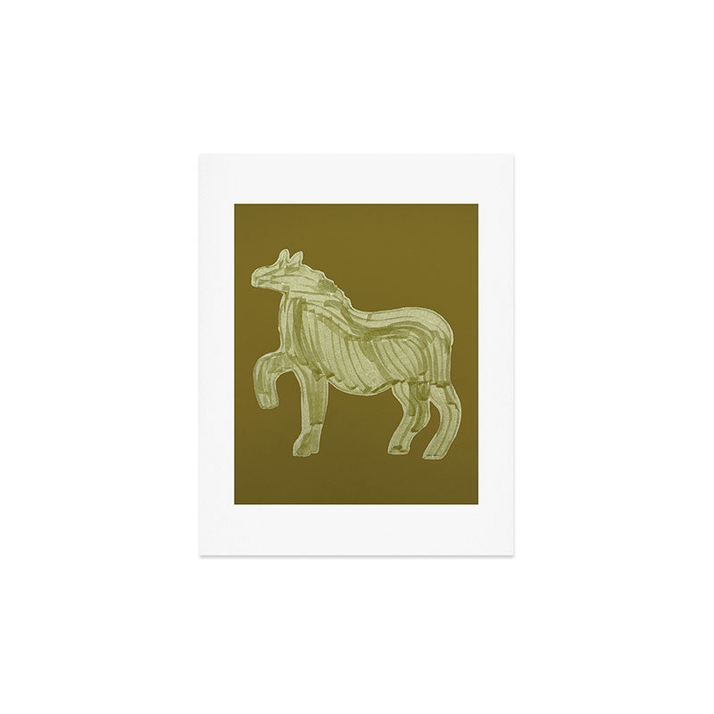 A Horse Says Hello Art Print