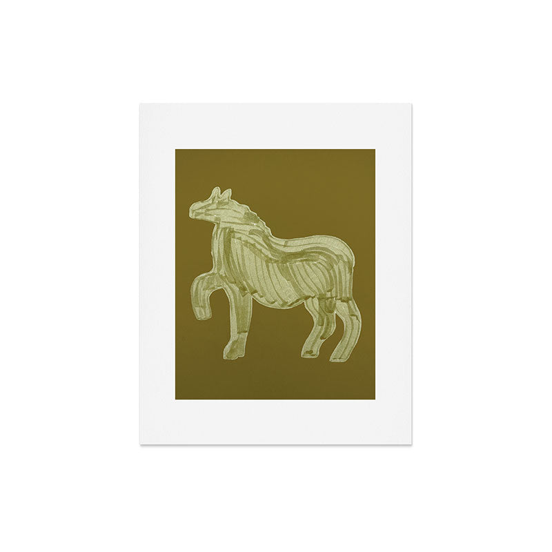A Horse Says Hello Art Print