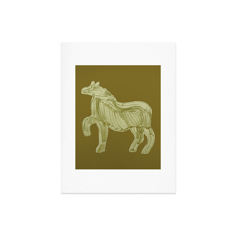 A Horse Says Hello Art Print