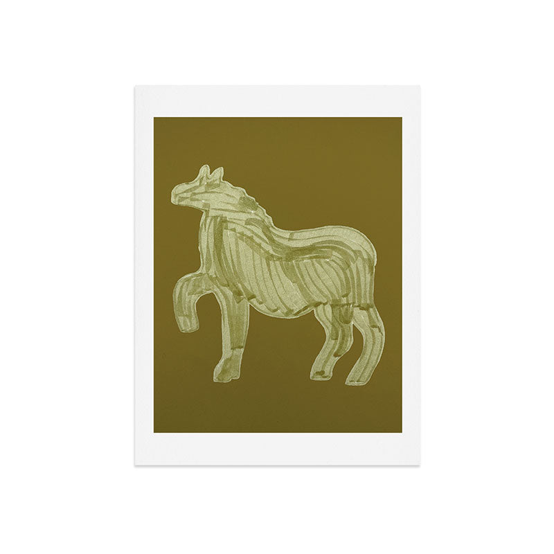 A Horse Says Hello Art Print