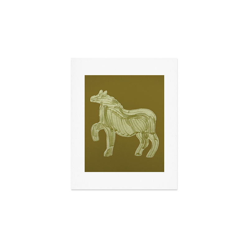 A Horse Says Hello Art Print