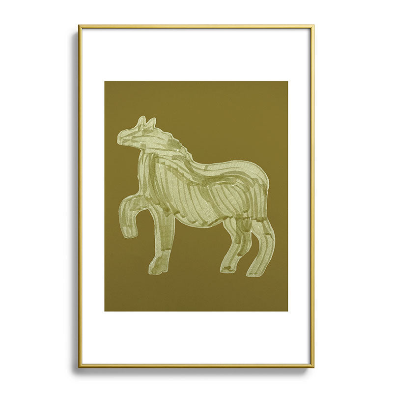 A Horse Says Hello Framed Art Print