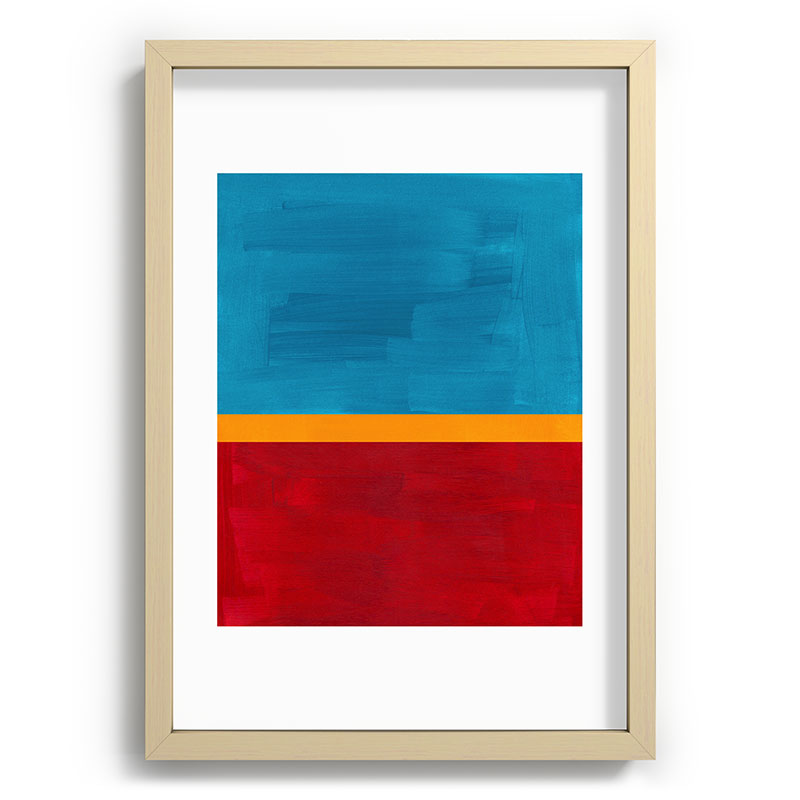 70s Glow  Framed Art Print