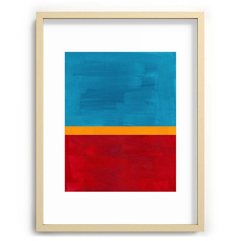 70s Glow  Framed Art Print