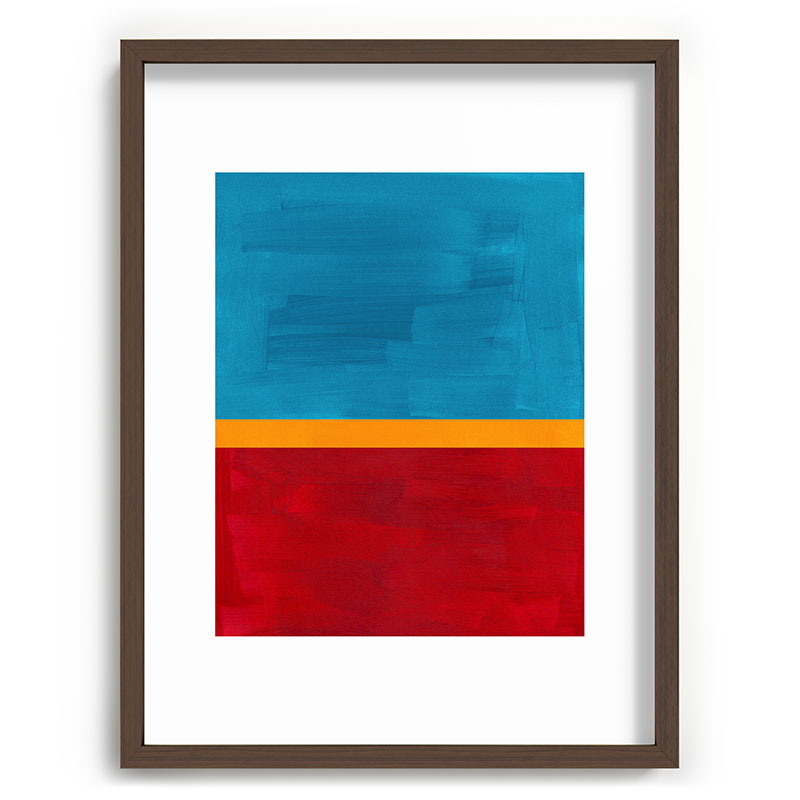 70s Glow  Framed Art Print