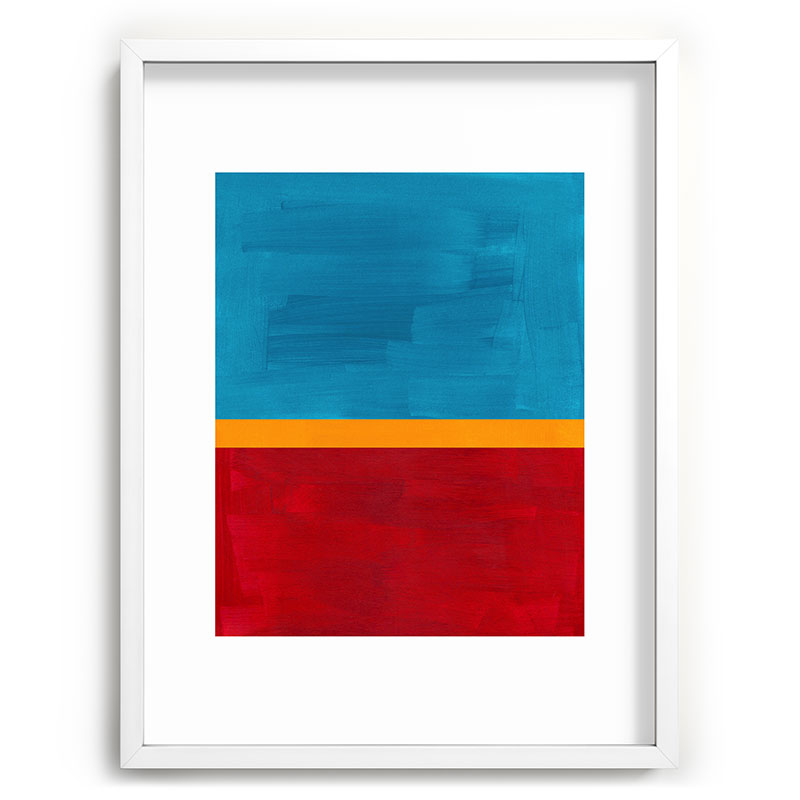 70s Glow  Framed Art Print