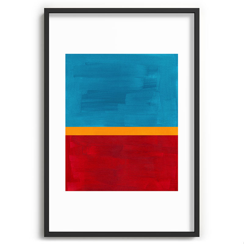 70s Glow  Framed Art Print