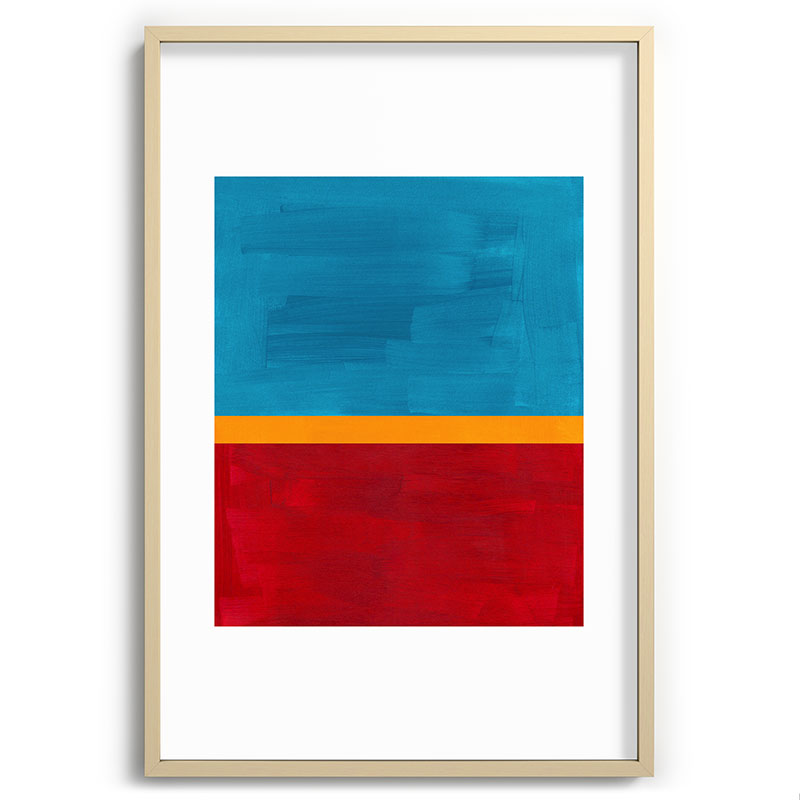 70s Glow  Framed Art Print