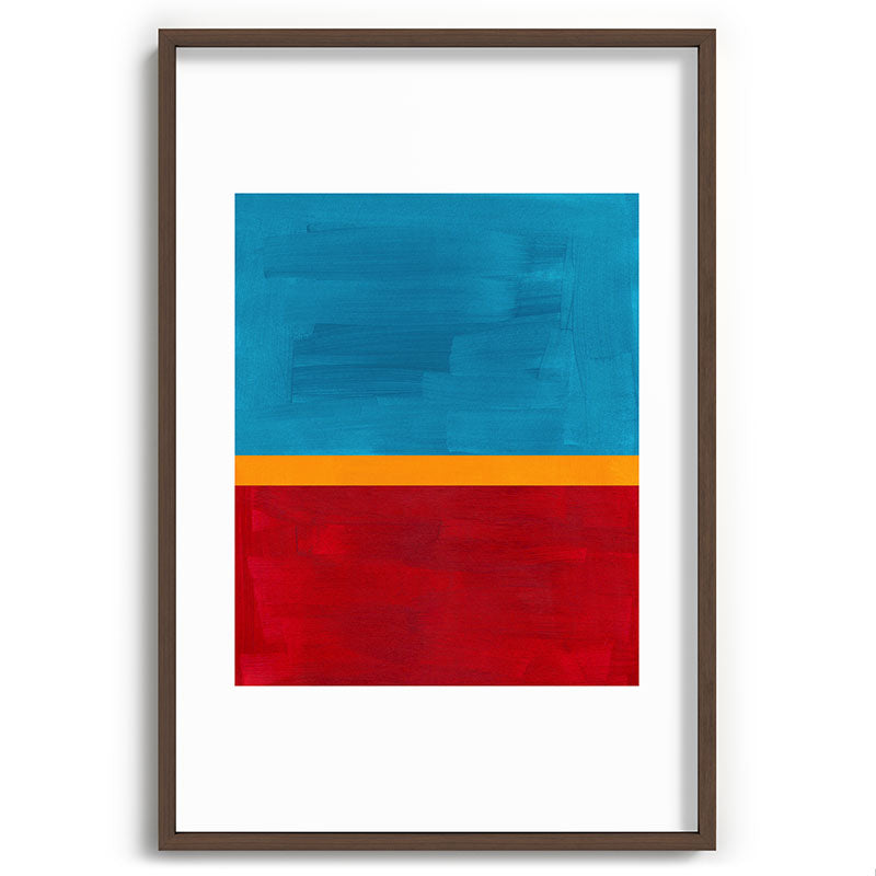 70s Glow  Framed Art Print