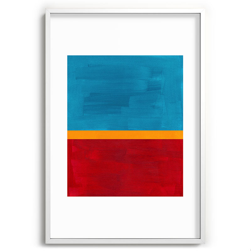 70s Glow  Framed Art Print