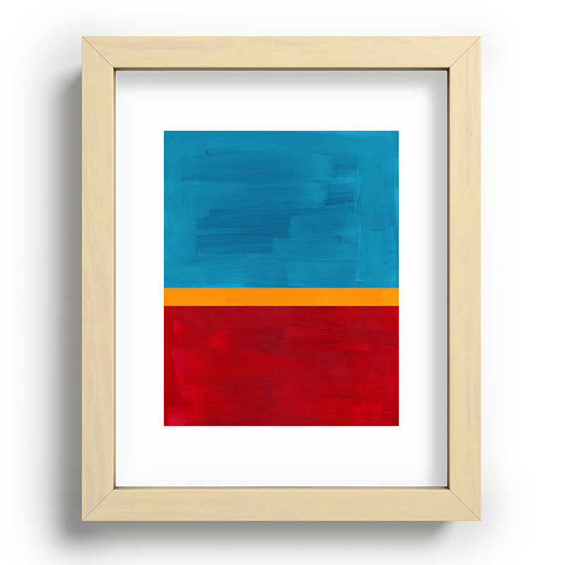 70s Glow  Framed Art Print