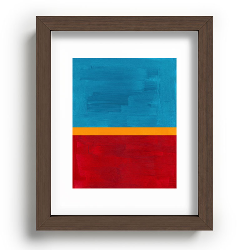 70s Glow  Framed Art Print