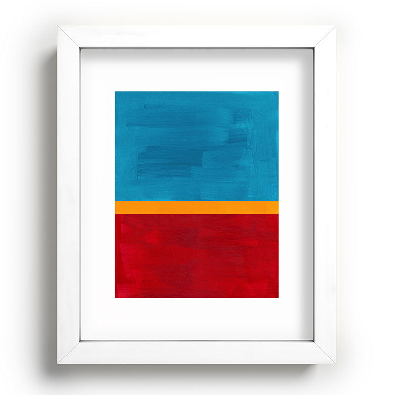 70s Glow  Framed Art Print