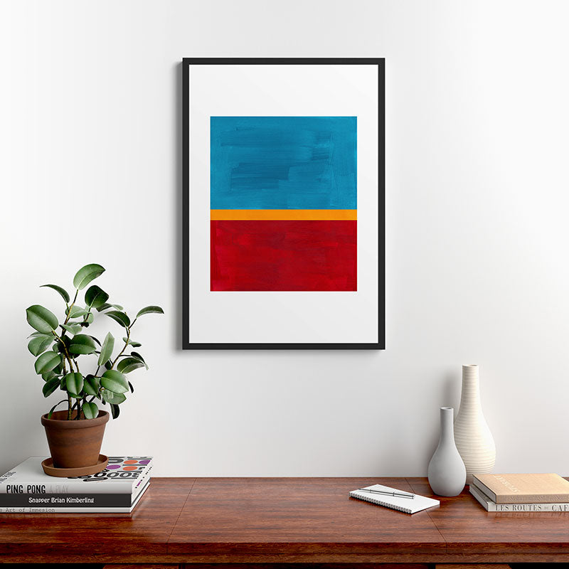 70s Glow  Framed Art Print