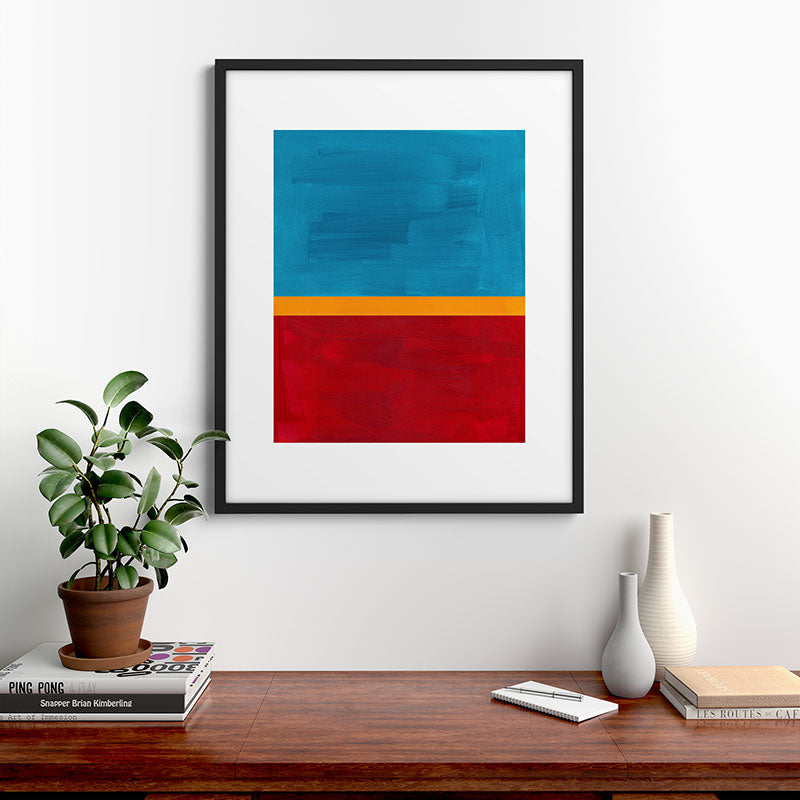 70s Glow  Framed Art Print