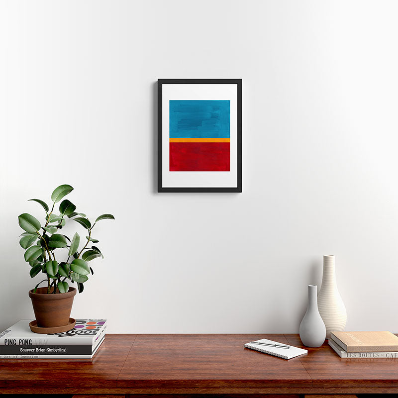 70s Glow  Framed Art Print
