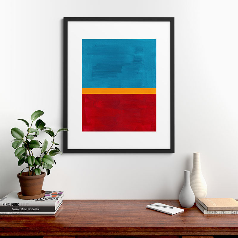 70s Glow  Framed Art Print