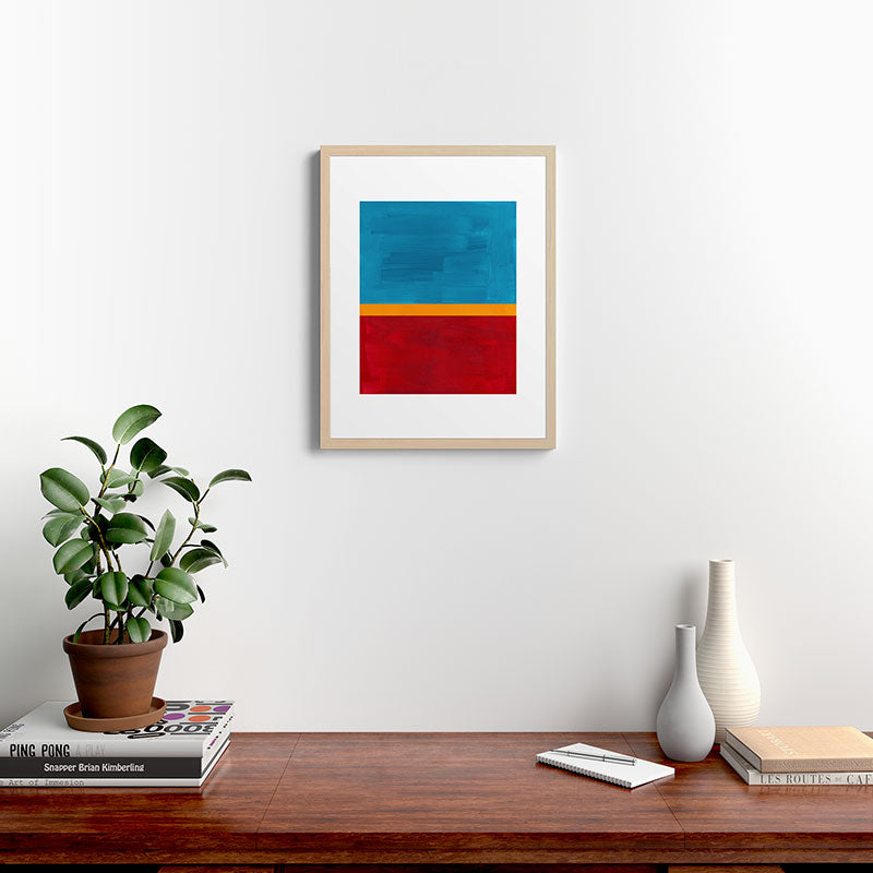 70s Glow  Framed Art Print