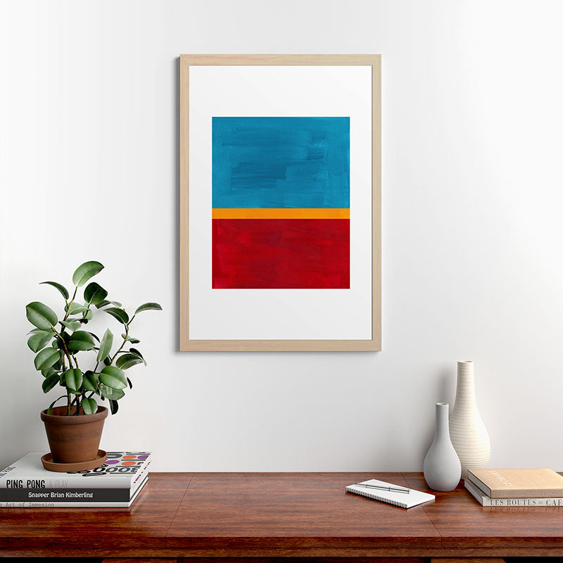 70s Glow  Framed Art Print
