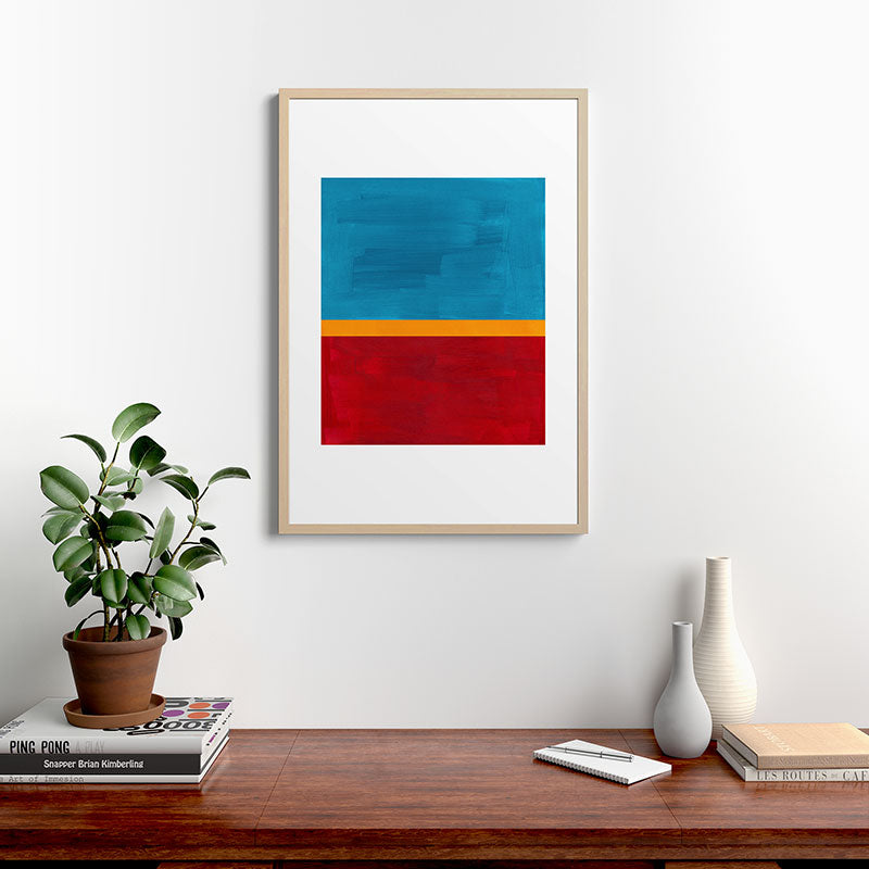 70s Glow  Framed Art Print