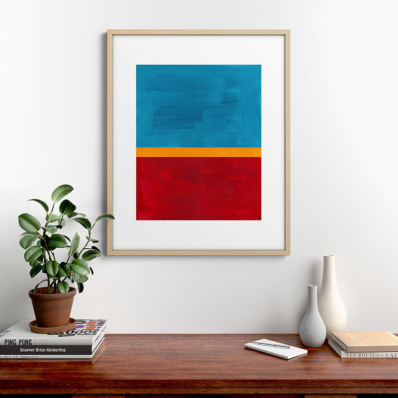 70s Glow  Framed Art Print