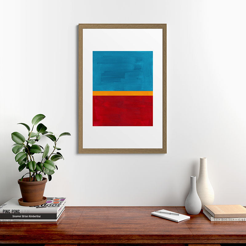 70s Glow  Framed Art Print