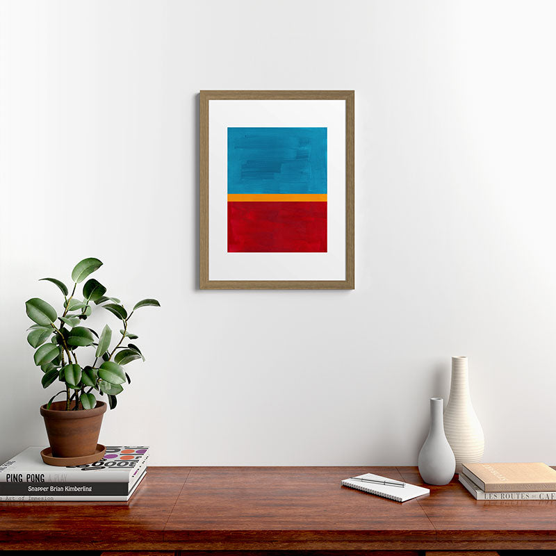 70s Glow  Framed Art Print