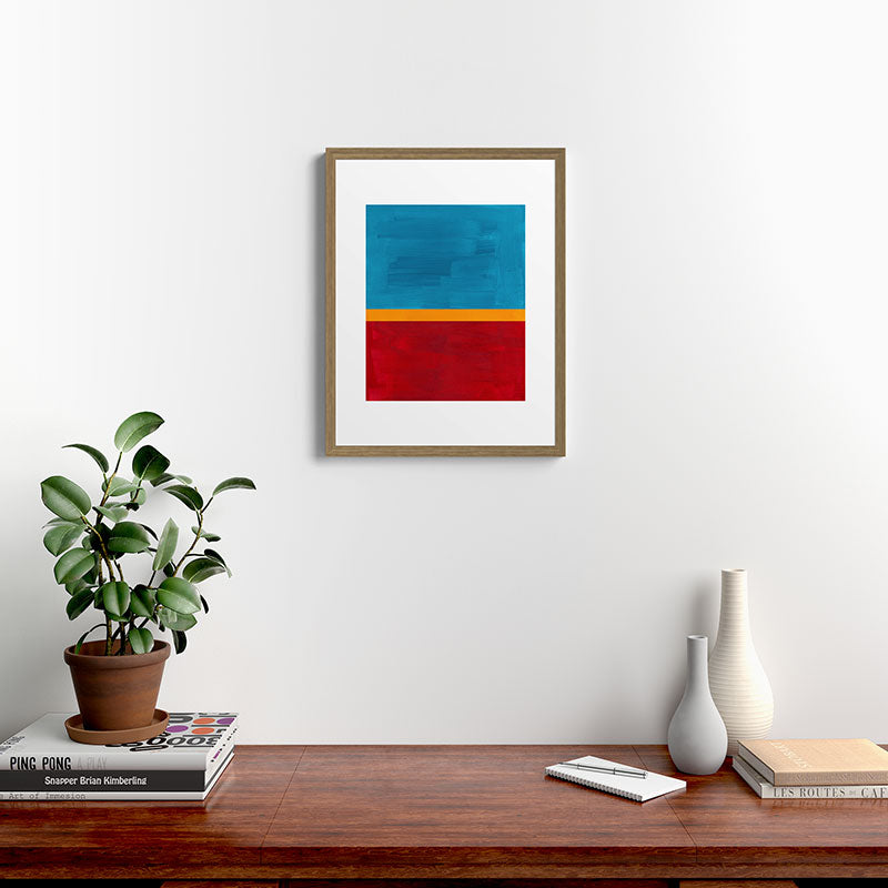 70s Glow  Framed Art Print