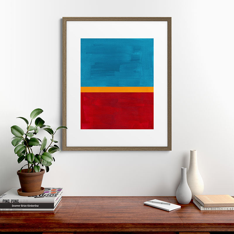 70s Glow  Framed Art Print