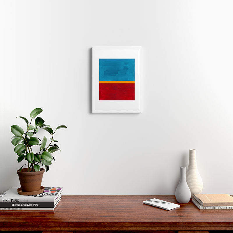 70s Glow  Framed Art Print