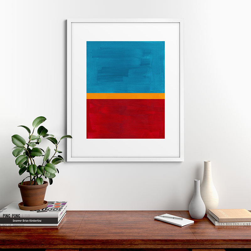 70s Glow  Framed Art Print