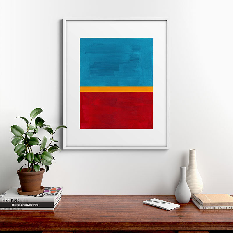 70s Glow  Framed Art Print