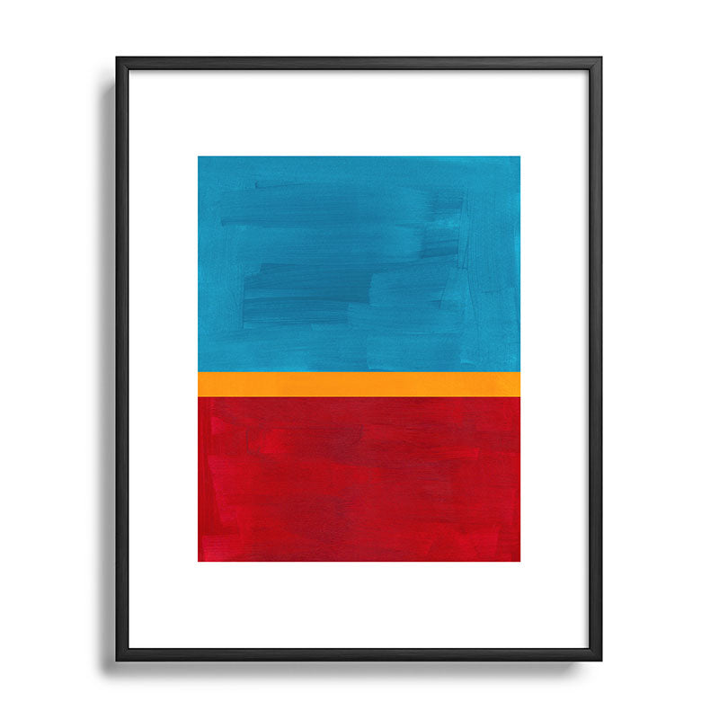 70s Glow  Framed Art Print
