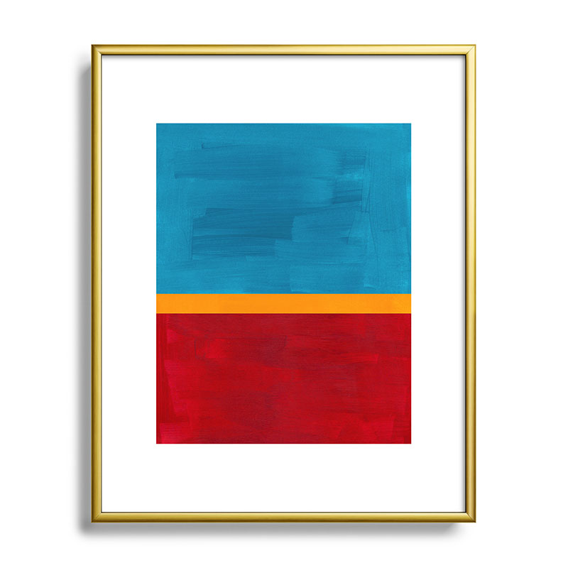 70s Glow  Framed Art Print