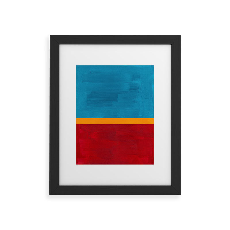 70s Glow  Framed Art Print