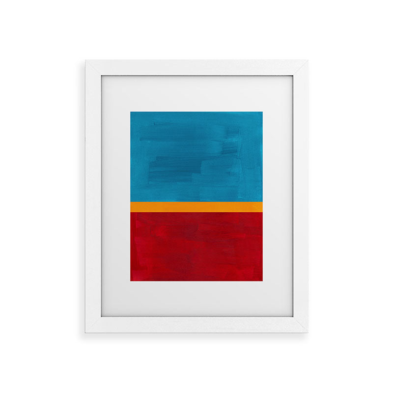 70s Glow  Framed Art Print