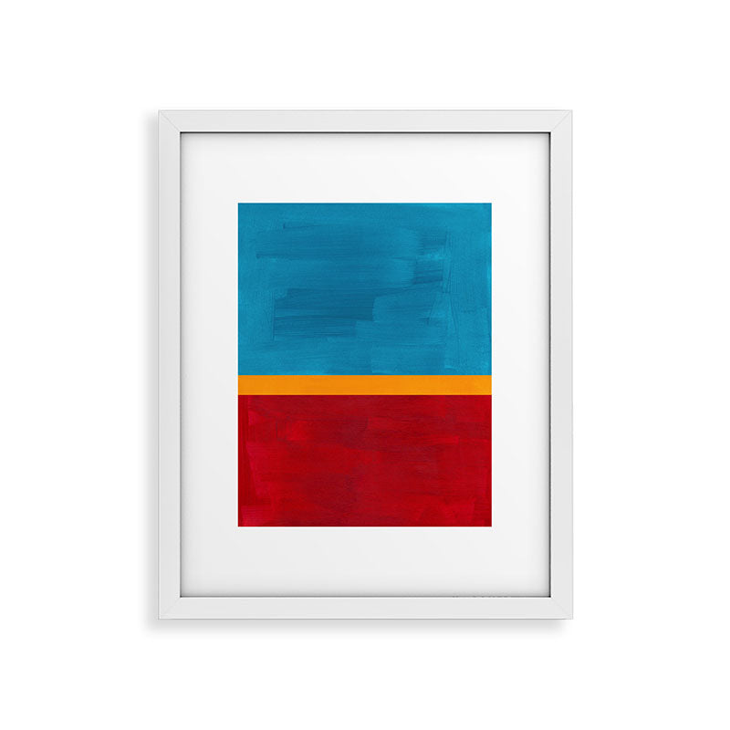 70s Glow  Framed Art Print