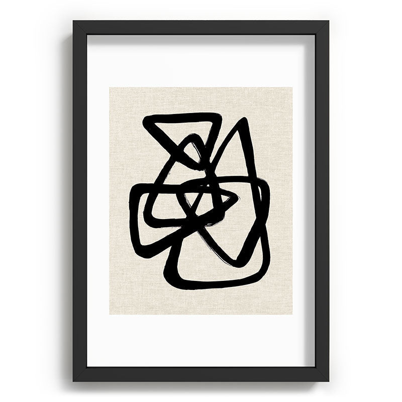 A Family Of Five Framed Art Print