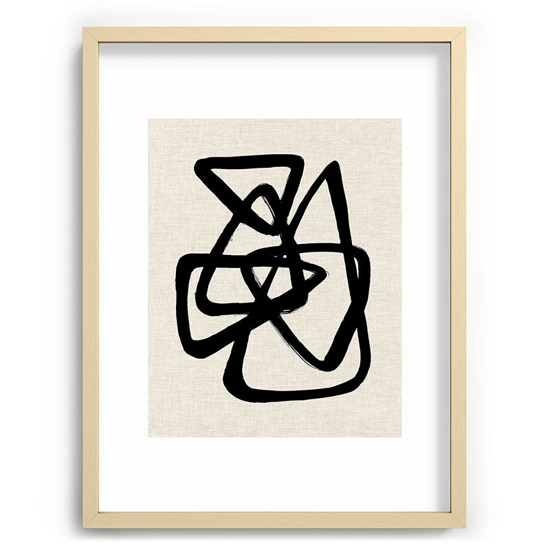 A Family Of Five Framed Art Print