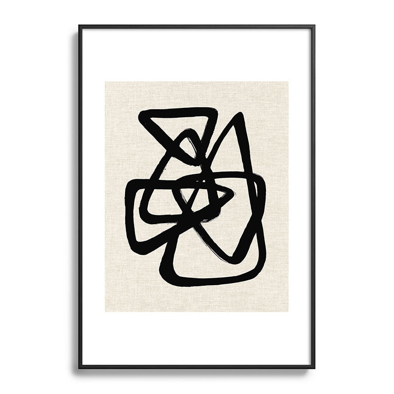A Family Of Five Framed Art Print