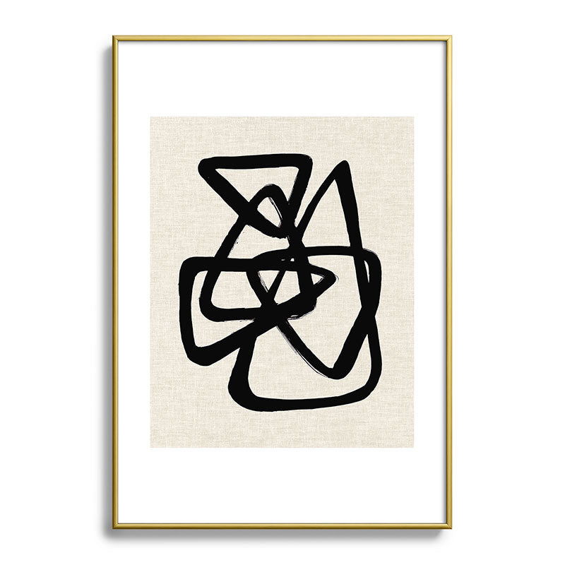 A Family Of Five Framed Art Print