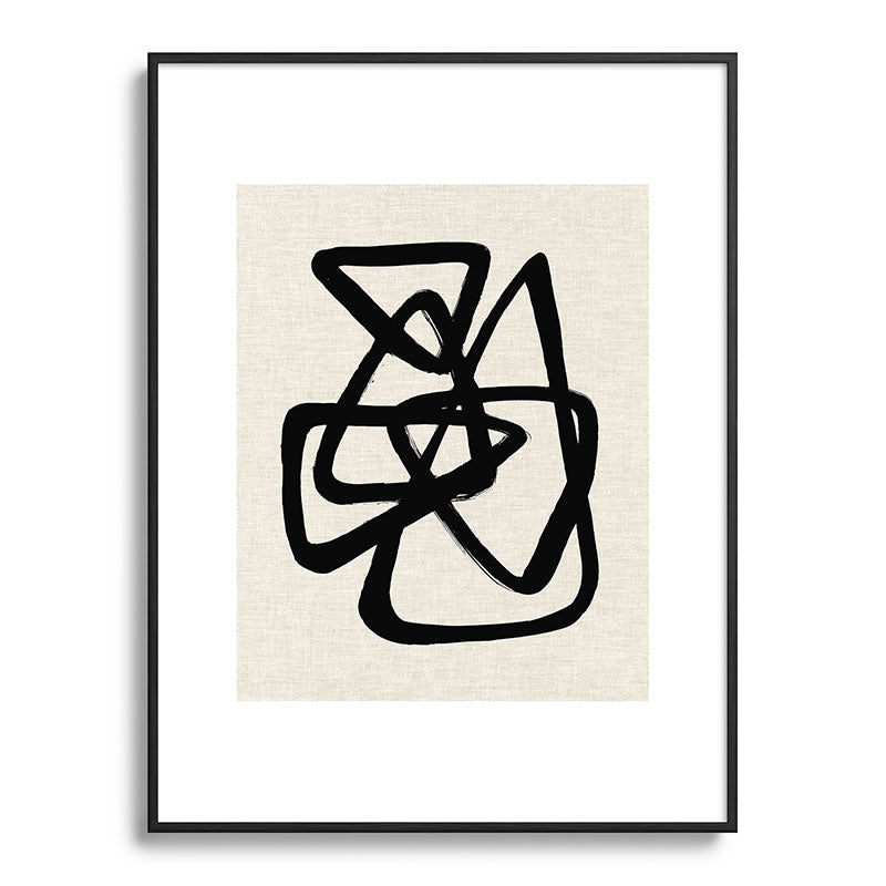 A Family Of Five Framed Art Print